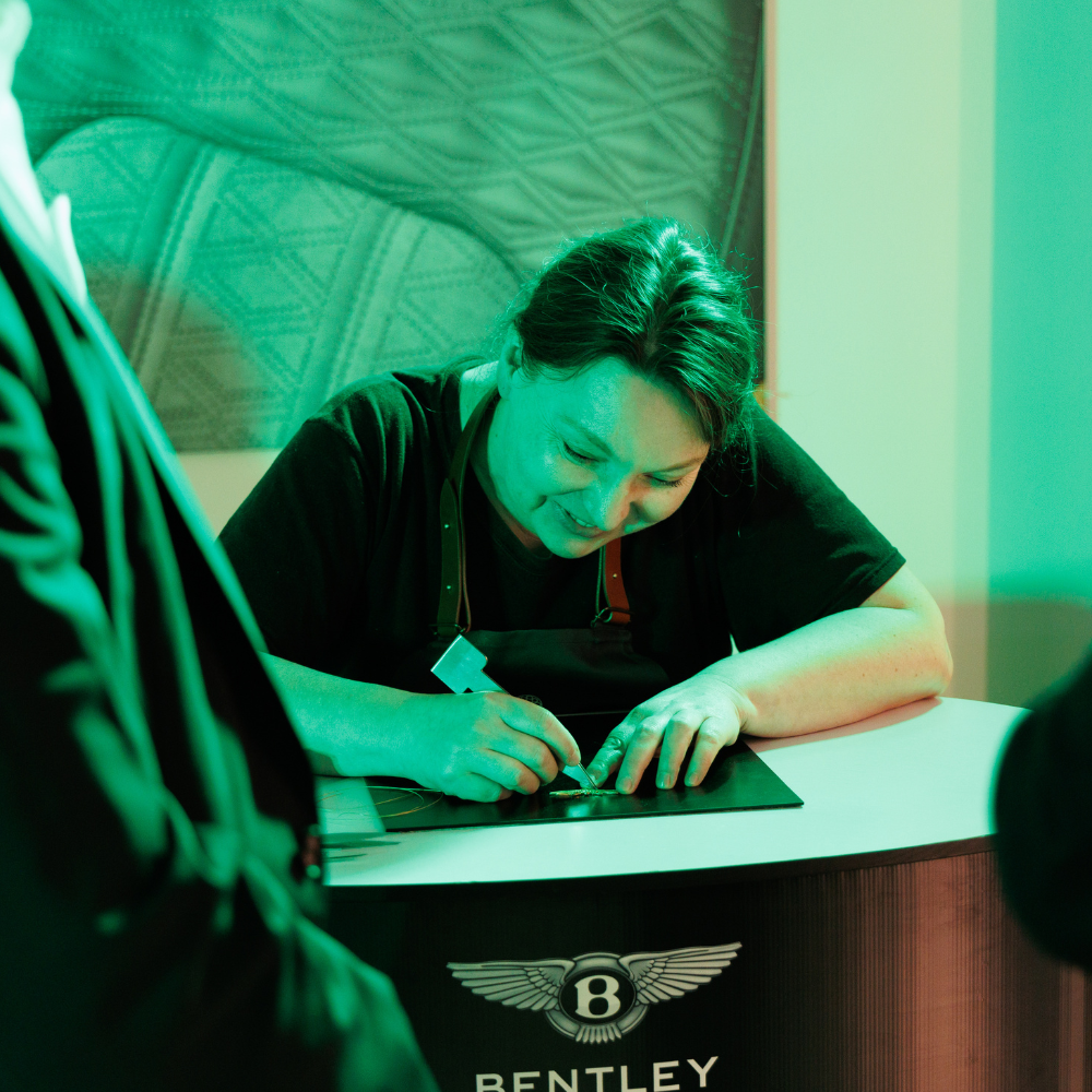 House of Filigree at the inauguration of the Bentley Porto showroom
