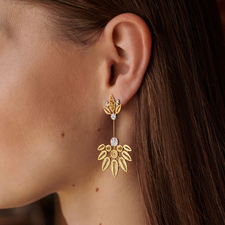 Par de Brincos Contemporary