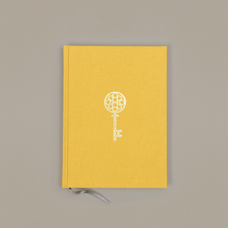 Caderno Tela Mostarda