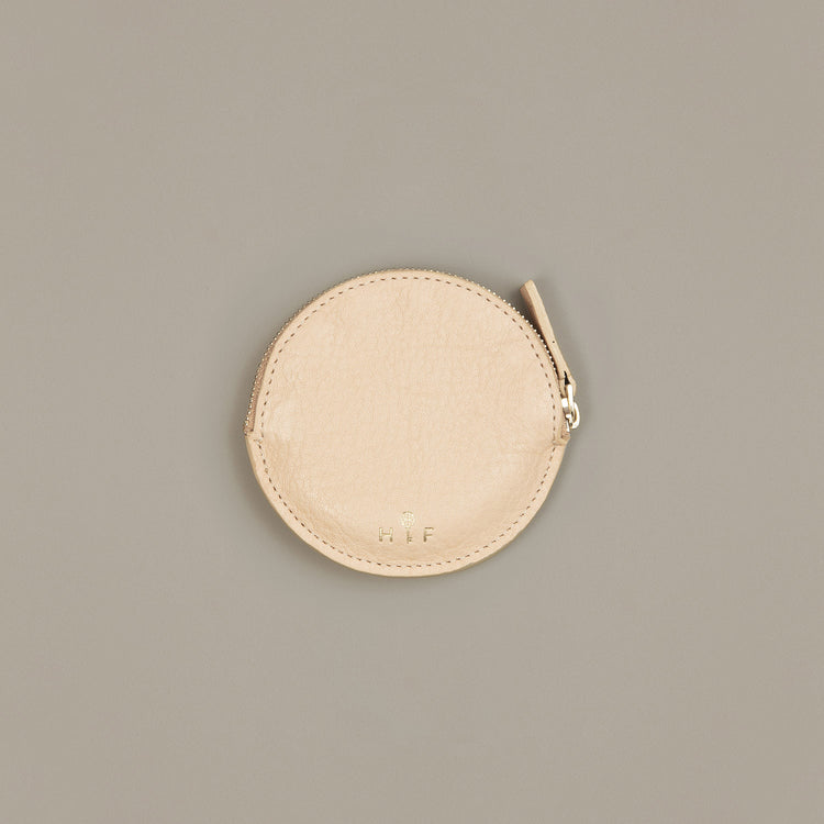 Porta-moedas Redondo Rosa Velho