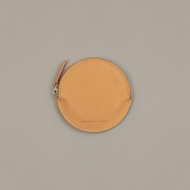 Porta-moedas Redondo Camel