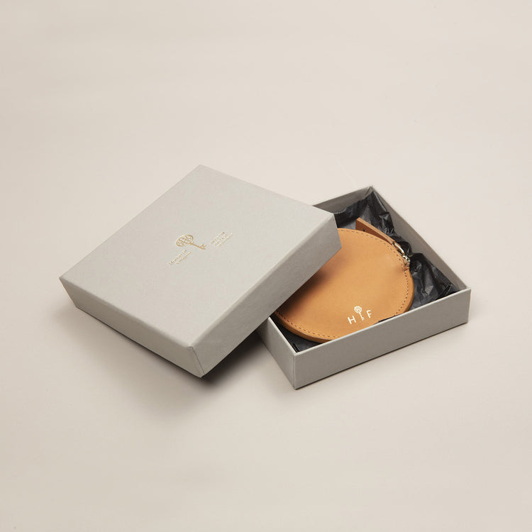 Porta-moedas Redondo Camel