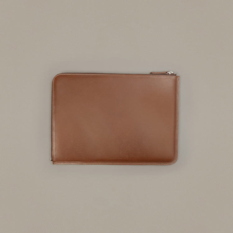 Porte-documents et tablette Marron