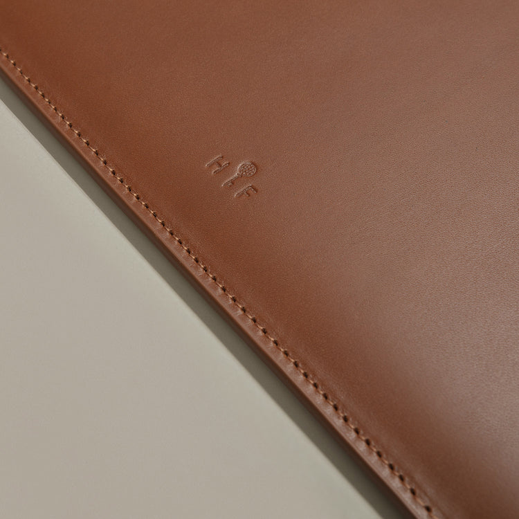 Porte-documents et tablette Marron