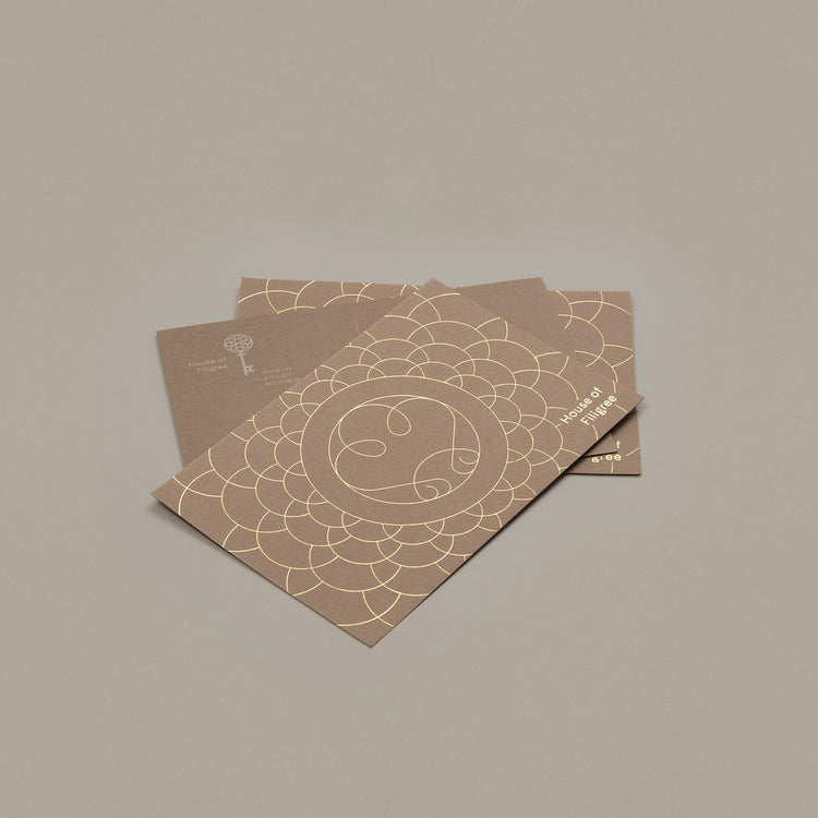 Carte Postale Écailles Cappuccino