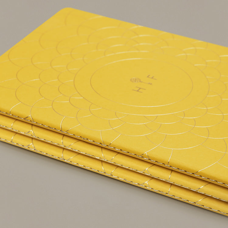 Indian Yellow notebook