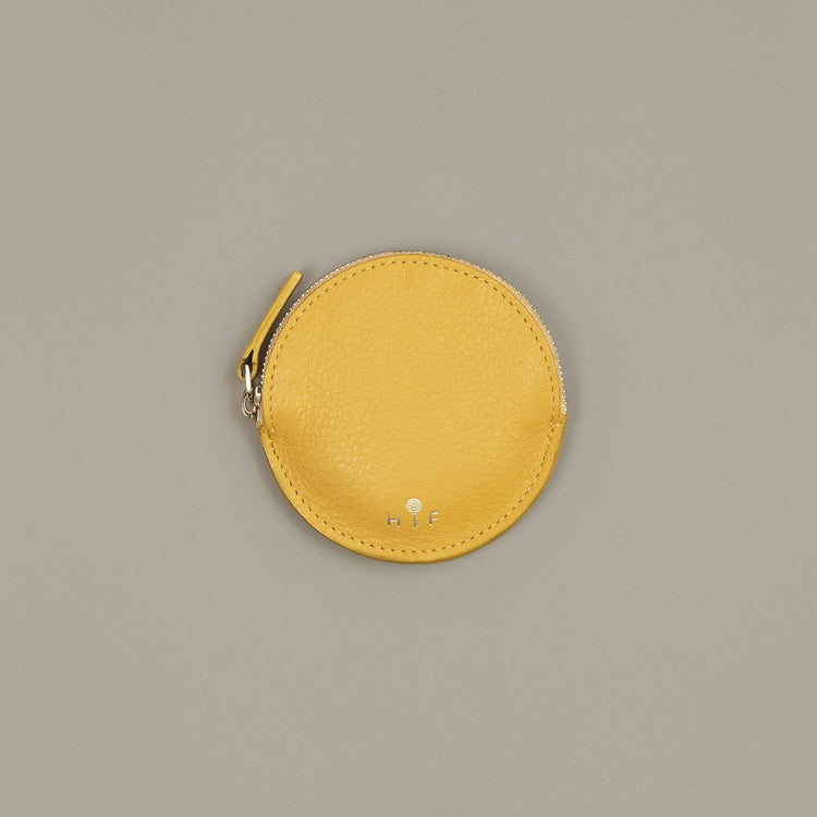 Round Mustard wallet