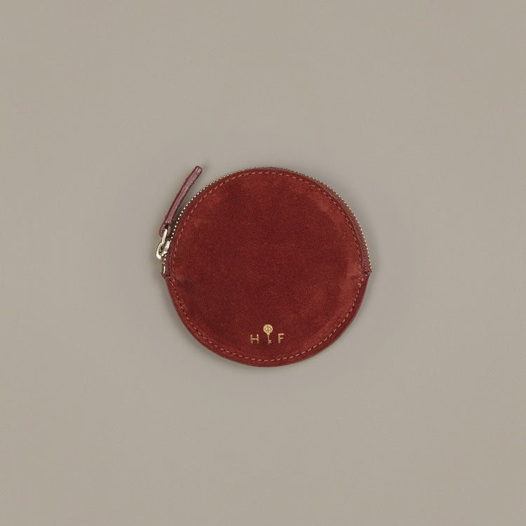 Round Terracotta wallet