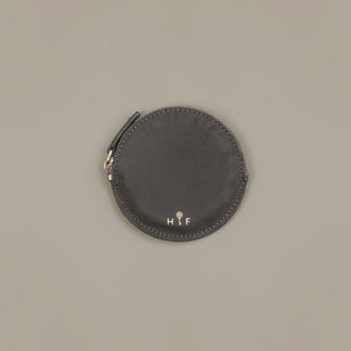 Anthracite Round wallet