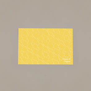 Flower Indian Yellow postcard